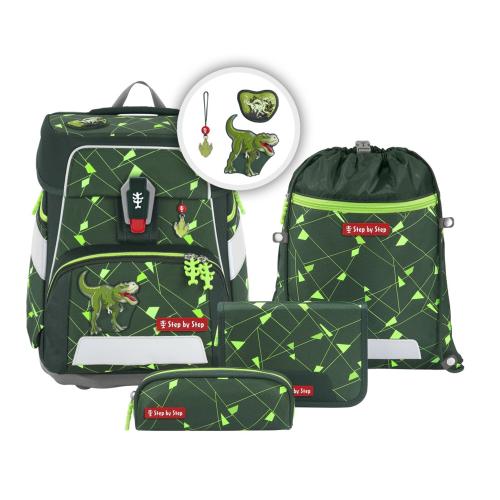 Step by Step SPACE SHINE Schulranzen-Set Dino Night Tyro, 5-teilig Step by Step SPACE SHINE Schulranzen-Set Dino Night Tyro, 5-teilig von Step by Step