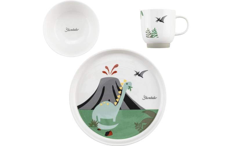 Sterntaler® Kindergeschirr-Set »Porzellan Dino Rexi« von Sterntaler®