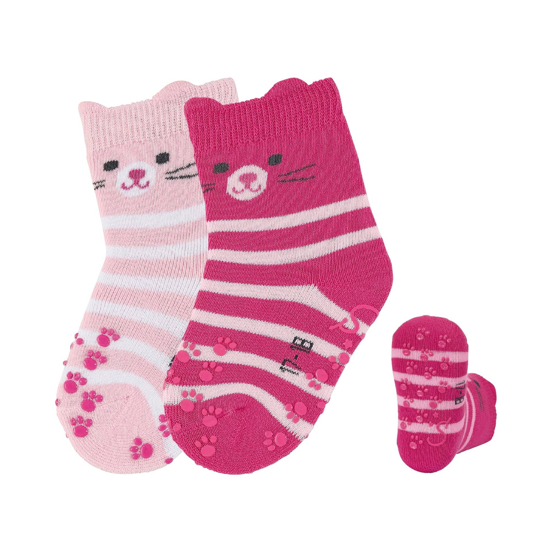 2er-Pack ABS-Krabbelsocken Katze von Sterntaler