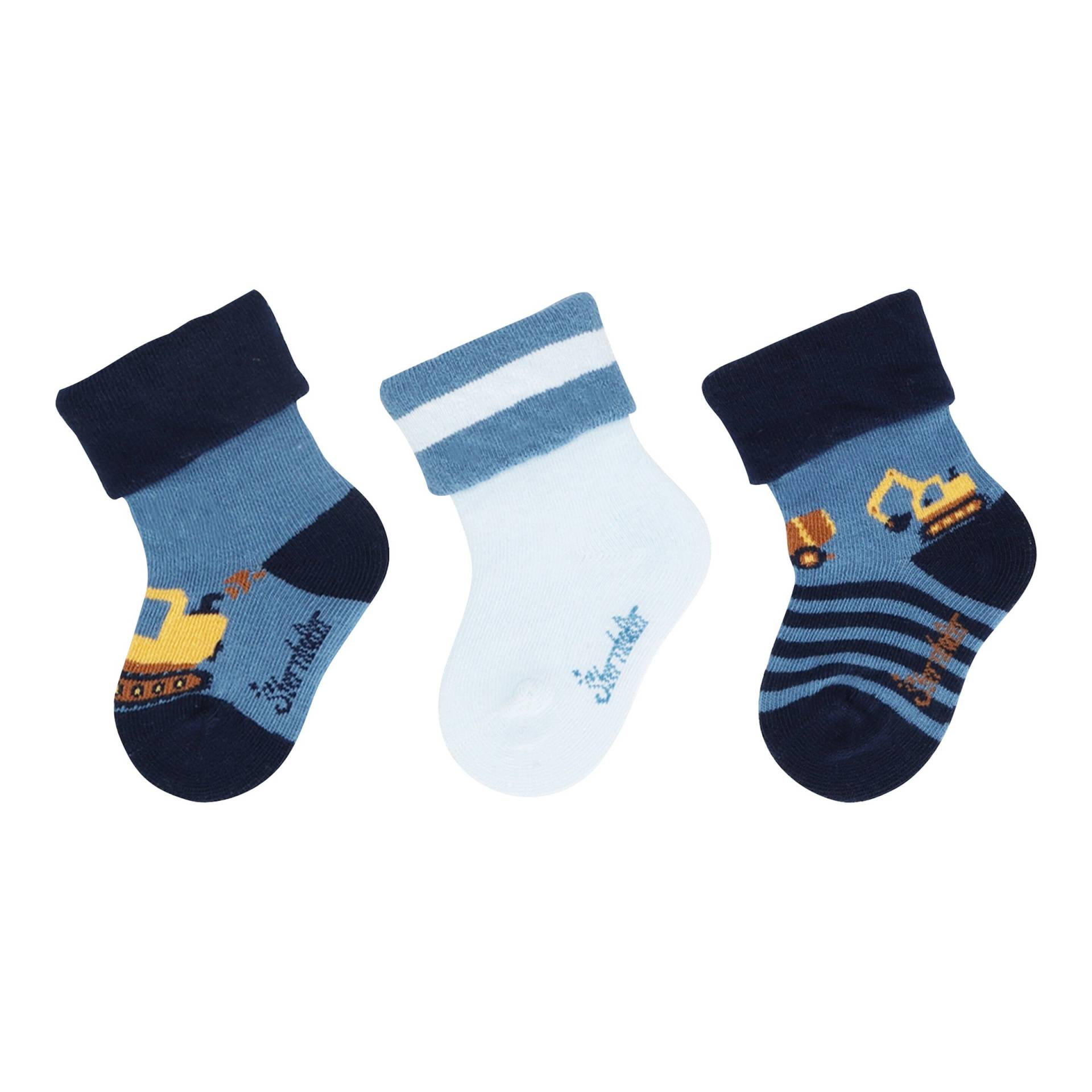 3er-Pack Socken Baustelle von Sterntaler