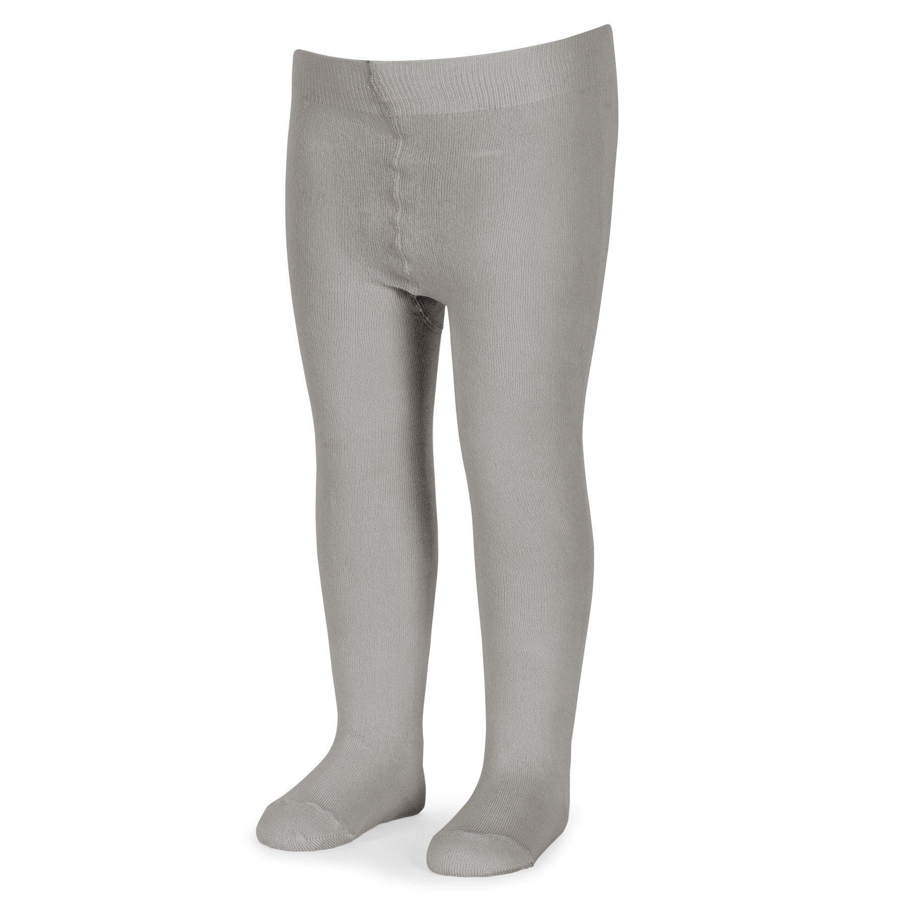 Kinder Strumpfhose Uni Silber Melange Jungen  56 von Sterntaler