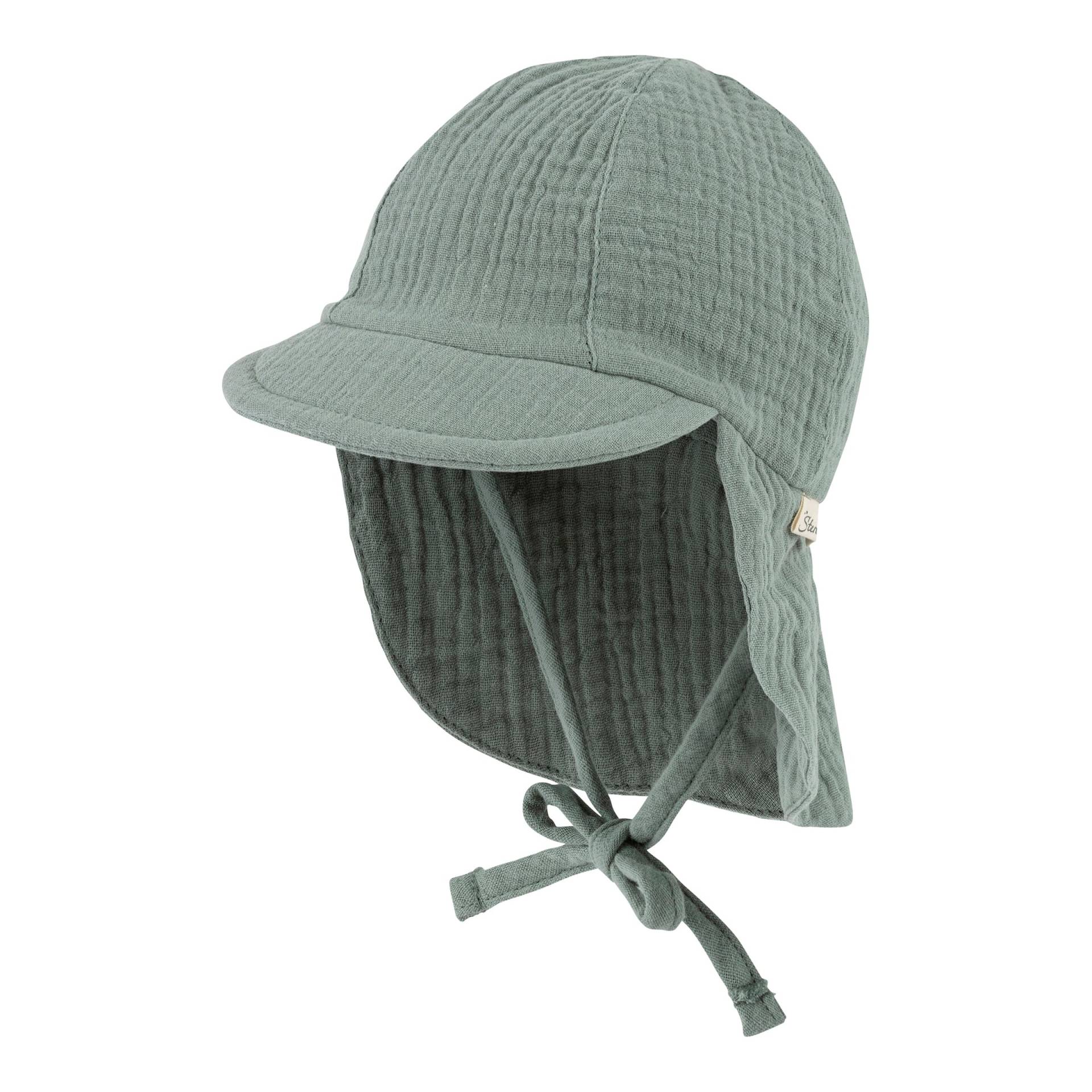Musselin-Schirmmütze mit Nackenschutz Musselin-Schirmmütze mit Nackenschutz von Sterntaler