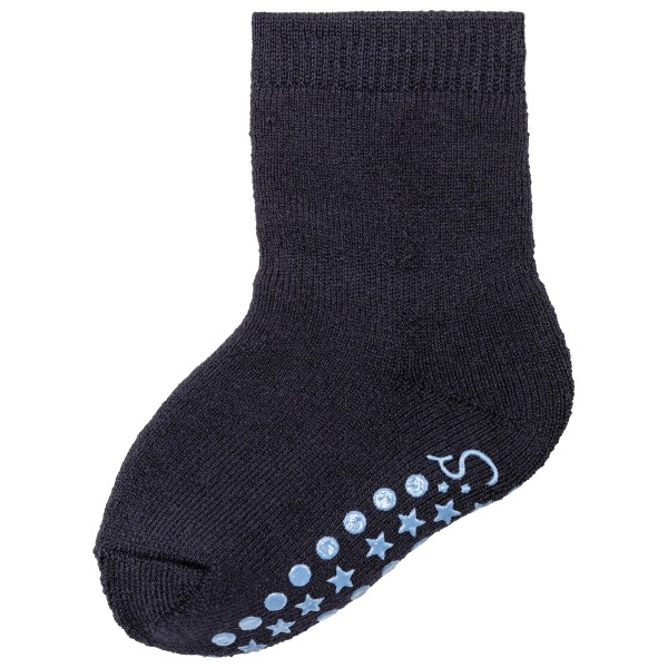 Sterntaler - Kid's ABS Woll-Socken Uni - Hüttenschuhe Gr 37/38 blau von Sterntaler