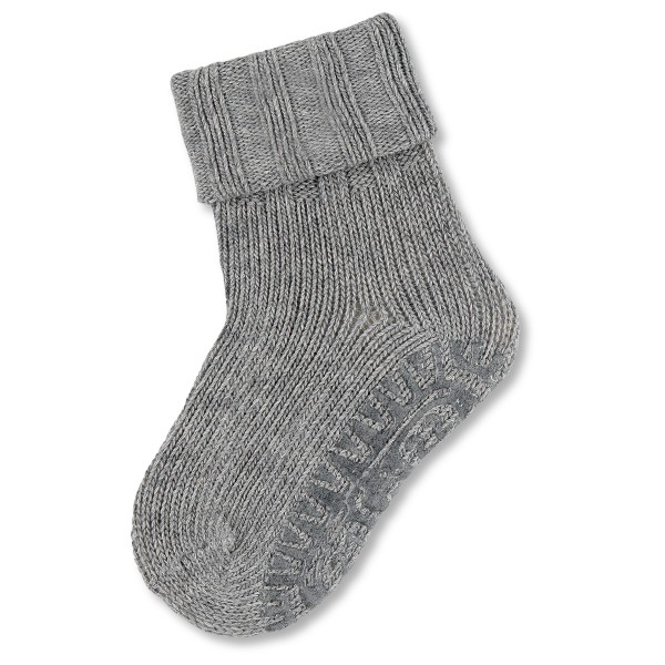 Sterntaler - Kid's Fliesen Flitzer Wolle - Hüttenschuhe Gr 17/18 grau von Sterntaler