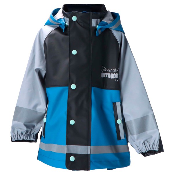 Sterntaler - Kid's Funktions-Regenjacke - Regenjacke Gr 104;110;116;122;128;98 blau;grau von Sterntaler