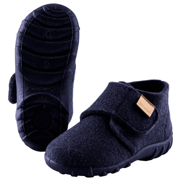 Sterntaler - Kid's Hausschuh Uni - Hüttenschuhe Gr 23 blau/schwarz Sterntaler - Kid's Hausschuh Uni - Hüttenschuhe Gr 23 blau/schwarz von Sterntaler
