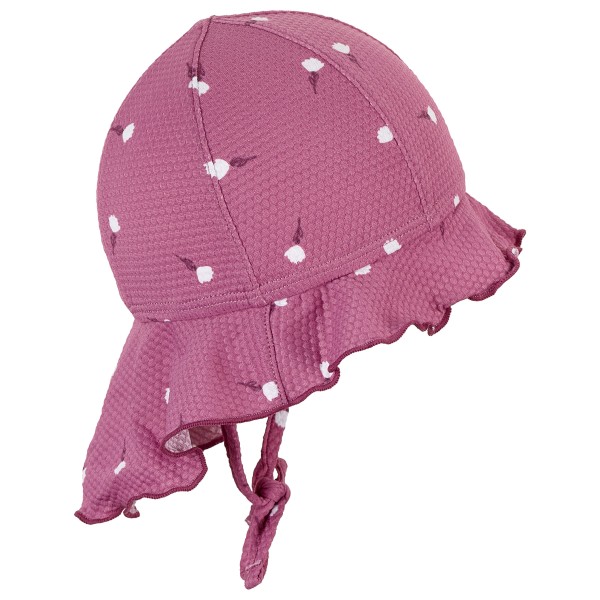 Sterntaler - Kid's Schirmmütze Nacken Blumen - Cap Gr 51 cm rosa von Sterntaler