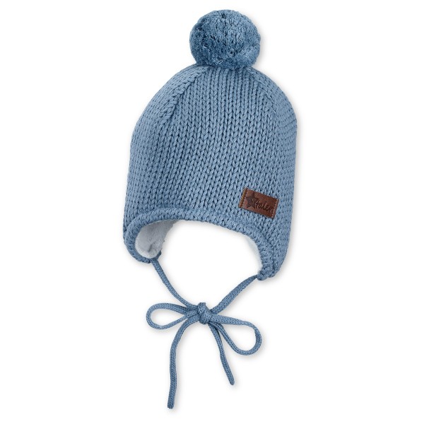 Sterntaler - Kid's Strickmütze Pompon - Mütze Gr 39 cm;41 cm;43 cm;45 cm;47 cm;49 cm blau;grau;rosa von Sterntaler
