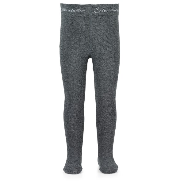 Sterntaler - Kid's Strumpfhose Uni Cotton - Alltagsunterwäsche Gr 128 grau von Sterntaler