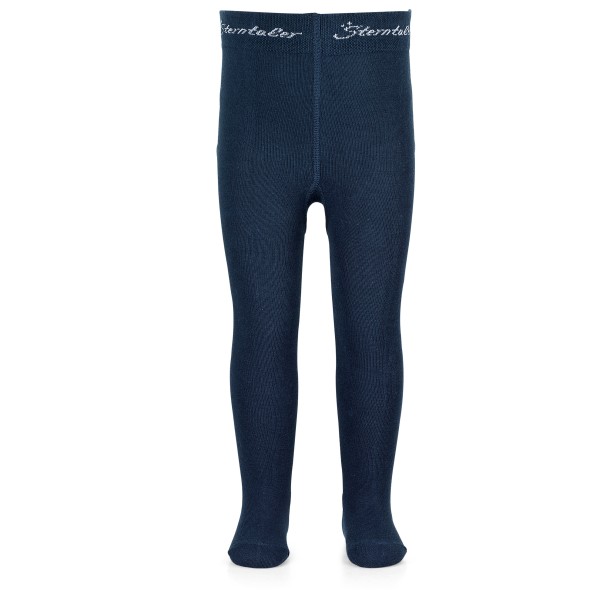 Sterntaler - Kid's Strumpfhose Uni Cotton - Alltagsunterwäsche Gr 80 blau von Sterntaler