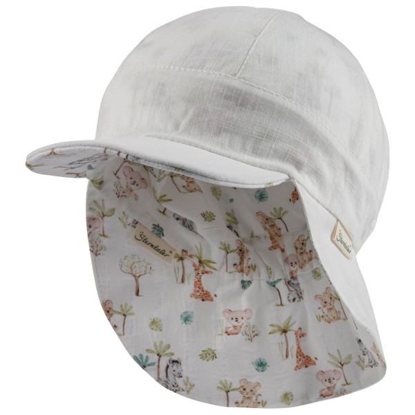 Sterntaler - Kid's Wendeschirmmütze Tierbabys - Cap Gr 47 cm grau von Sterntaler