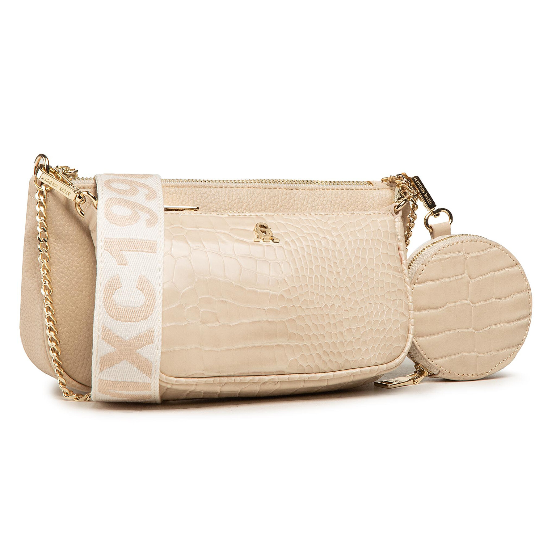 Handtasche Steve Madden Burgent SM13000426-02002-BNM Bone Multi von Steve Madden