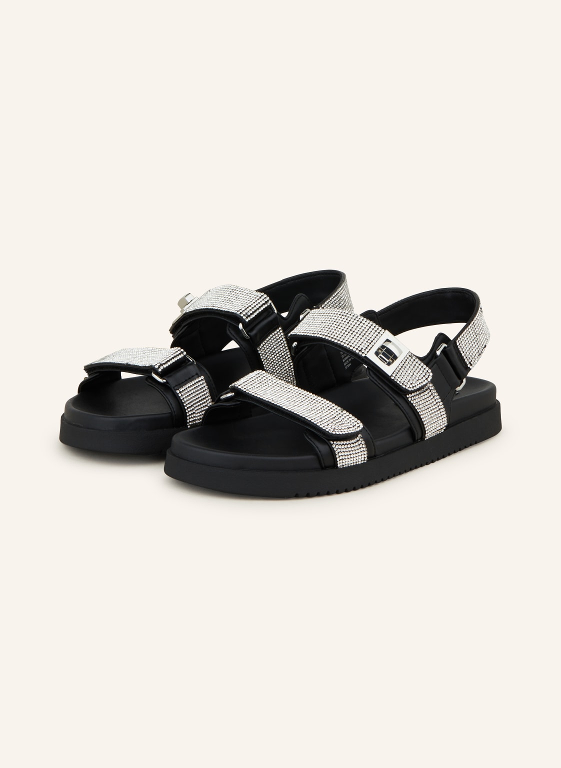 Steve Madden Sandalen Mona Mit Schmucksteinen schwarz von Steve Madden