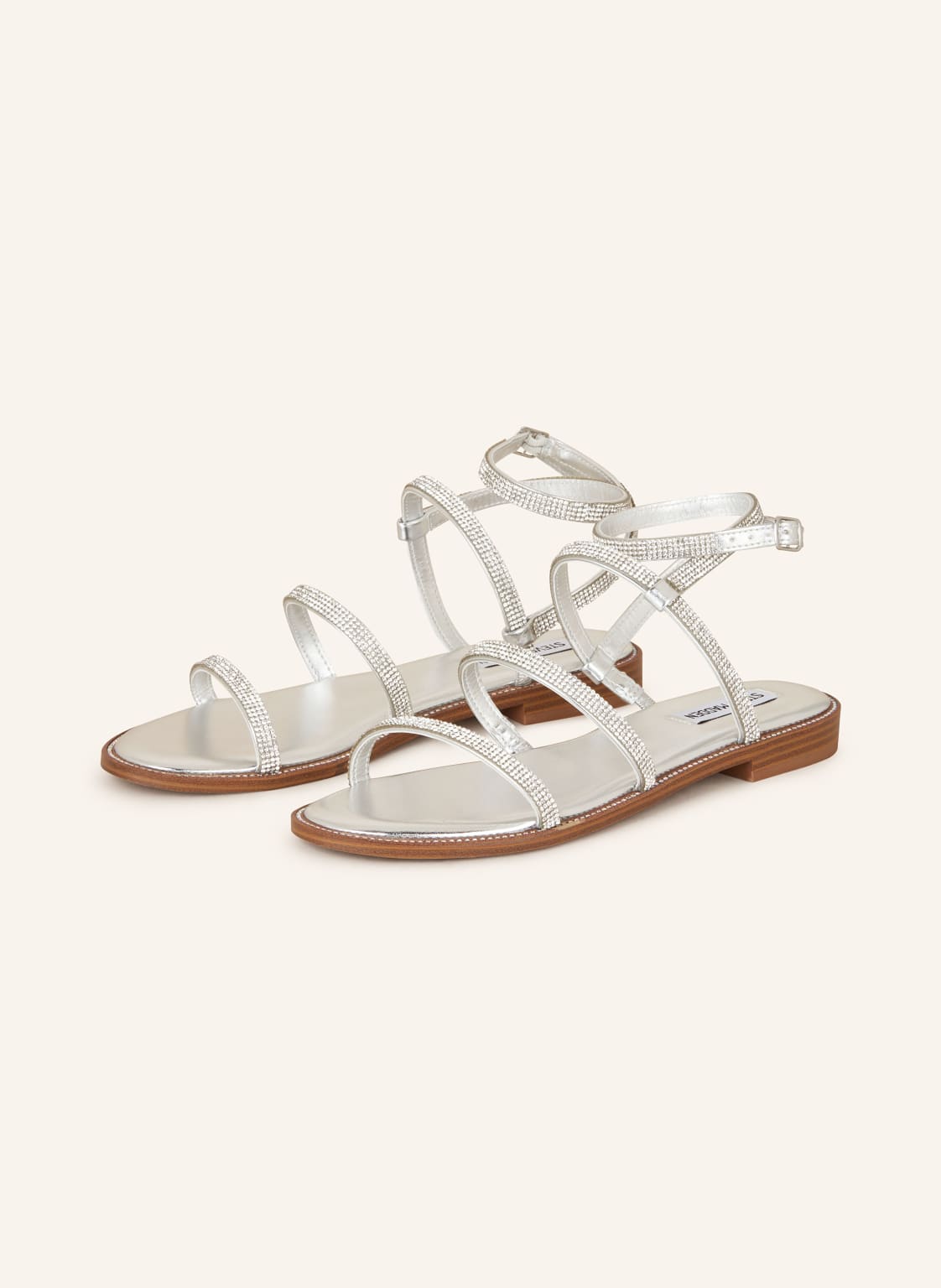 Steve Madden Sandalen Transport-R Mit Schmucksteinen silber von Steve Madden