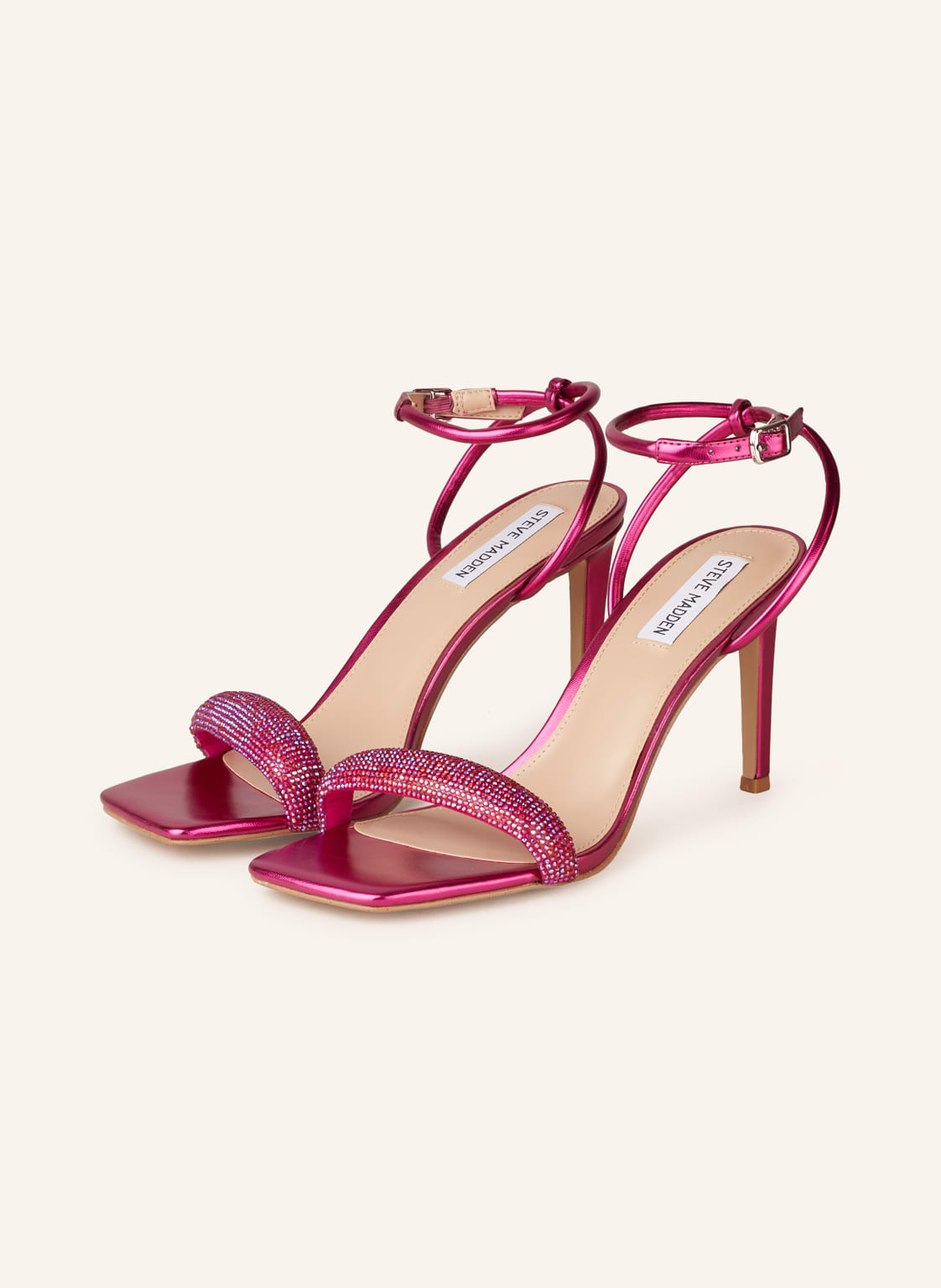 Steve Madden Sandaletten Entice-R Mit Schmucksteinen pink von Steve Madden