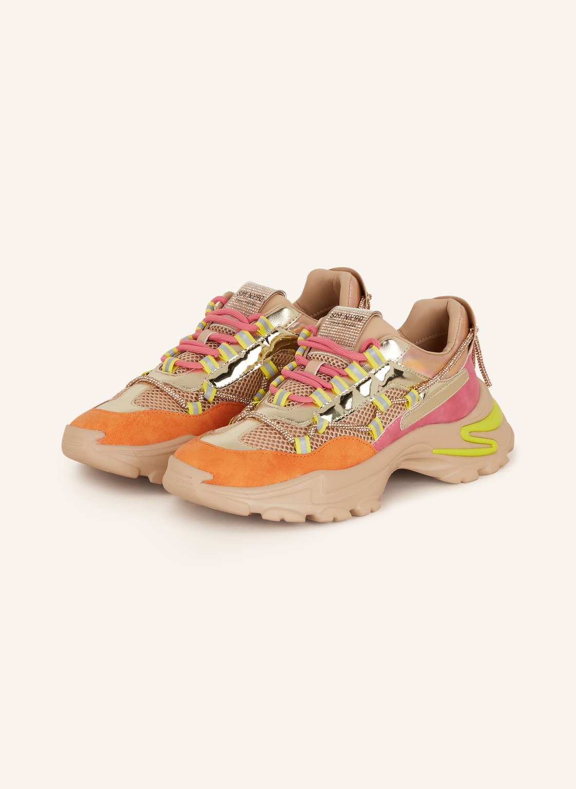 Steve Madden Sneaker Miracles Mit Schmucksteinen orange von Steve Madden