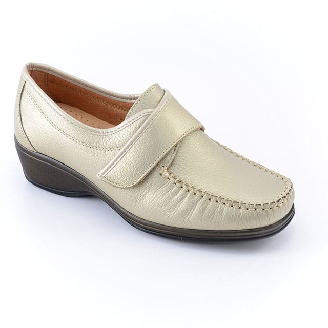 Stile Di Vita Mocassin En Cuir A Velcro-41 41 von Stile Di Vita