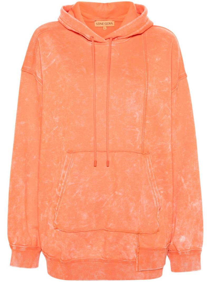 Stine Goya Justice bleached-effect hoodie - Orange von Stine Goya