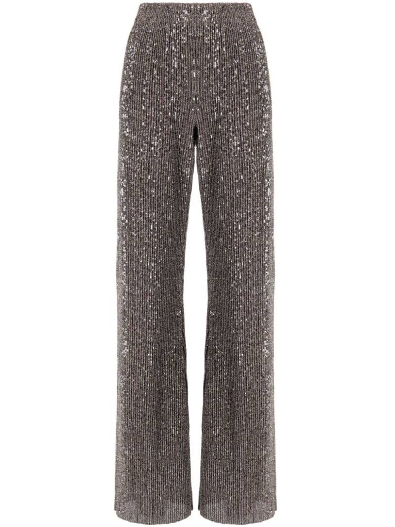 Stine Goya Markus sequinned wide-leg trousers - Metallic von Stine Goya