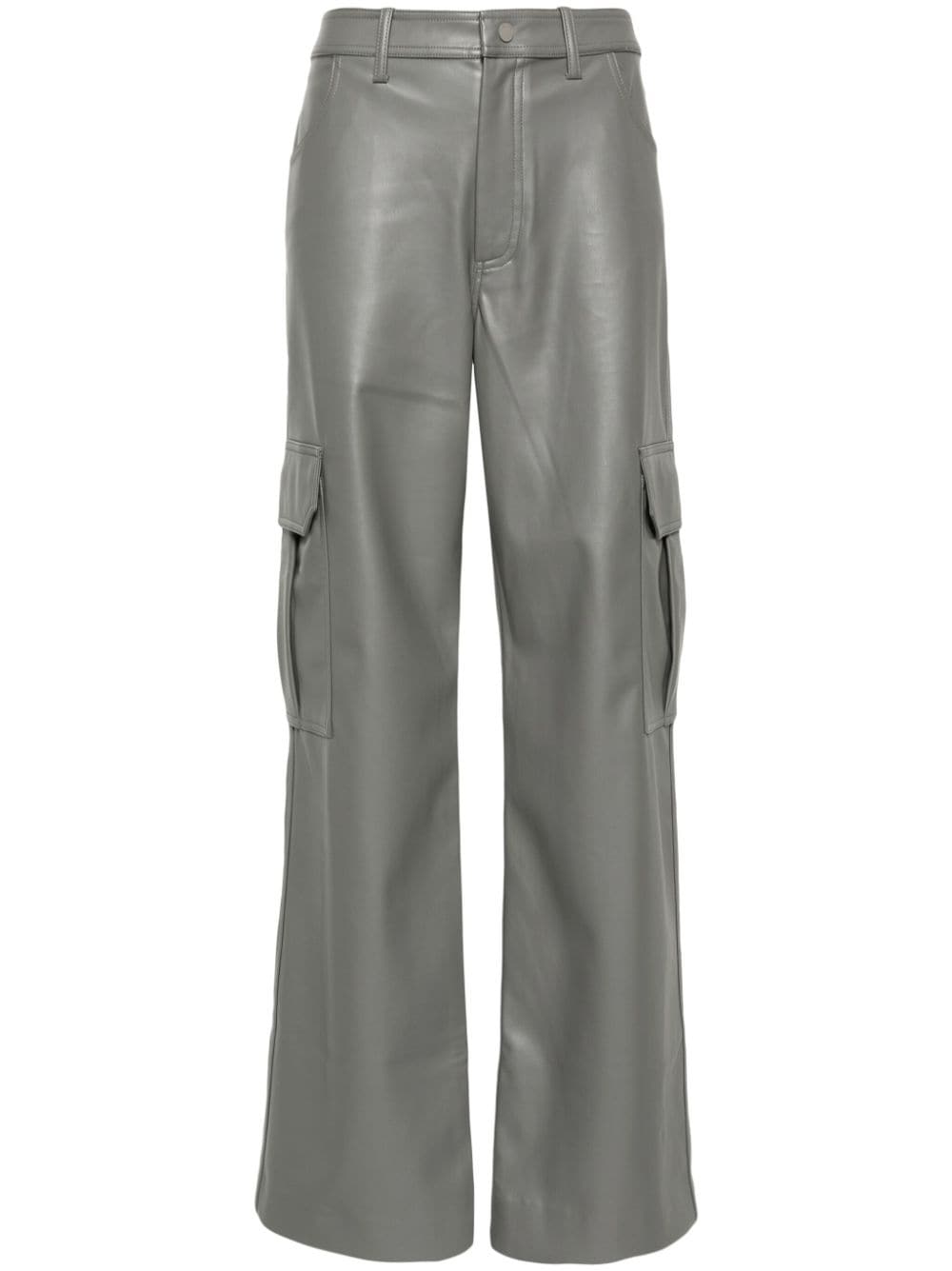 Stine Goya Stevie high-waist wide-leg cargo pants - Grey von Stine Goya