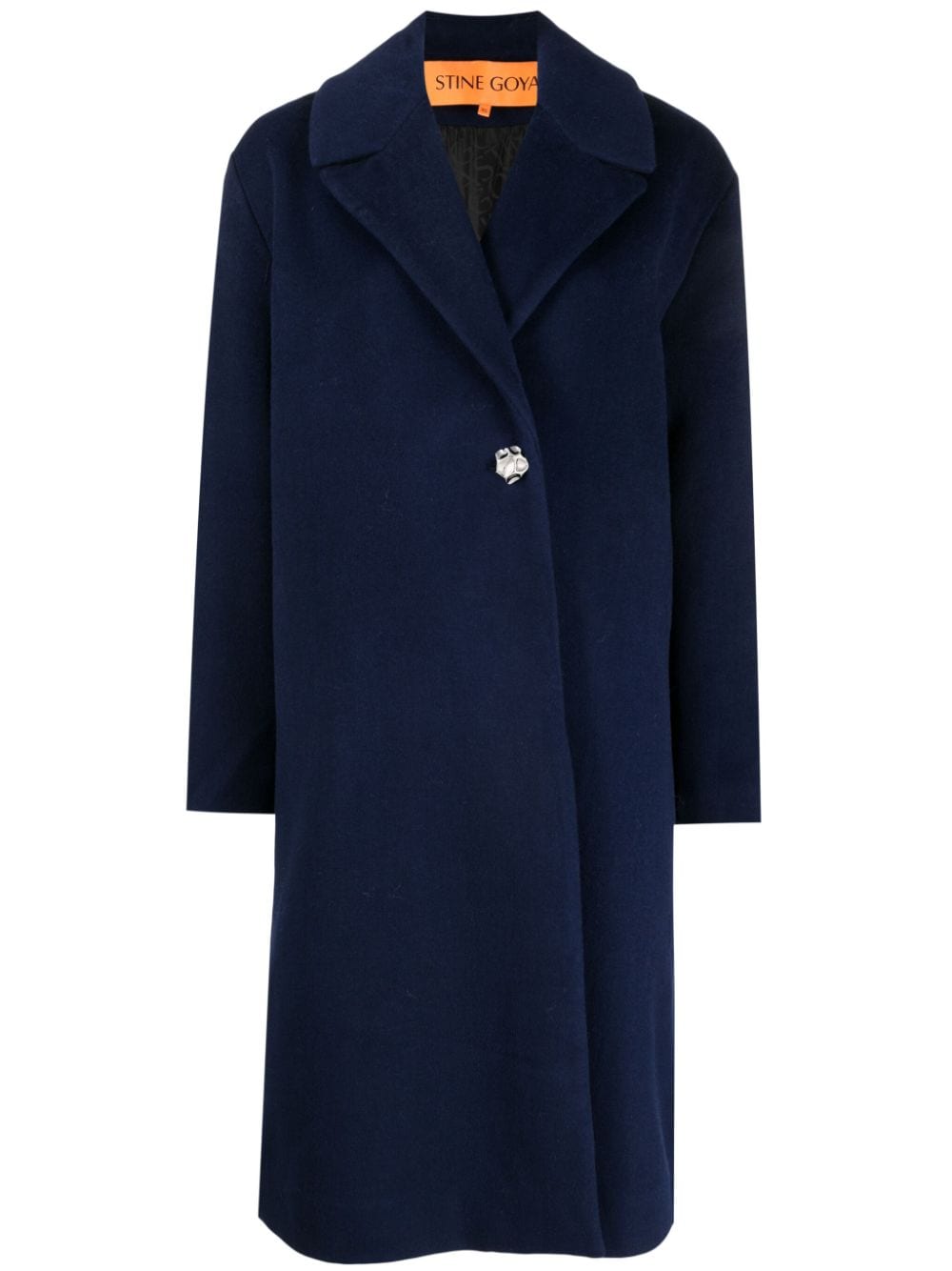 Stine Goya calf-length notched-lapel peacoat - Blue von Stine Goya