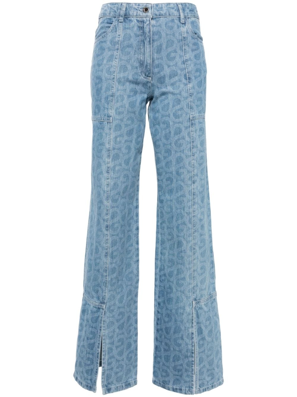 Stine Goya mid-rise flared jeans - Blue von Stine Goya