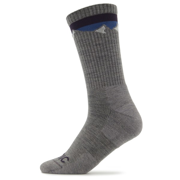 Stoic - Merino Crew Tech Rib Mountains Socks - Multifunktionssocken Gr 36-38 grau von Stoic