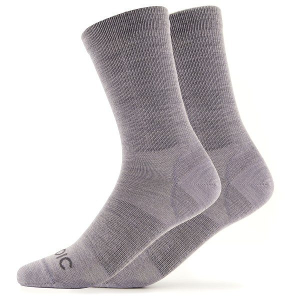 Stoic - Merino Everyday Crew Solid Socks - Merinosocken Gr 39-41 grau von Stoic