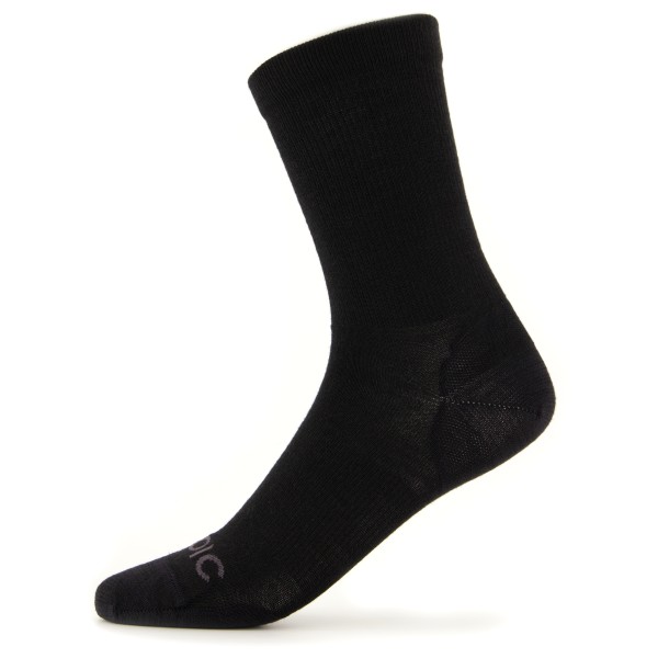 Stoic - Merino Everyday Crew Solid Socks - Multifunktionssocken Gr 39-41 schwarz von Stoic