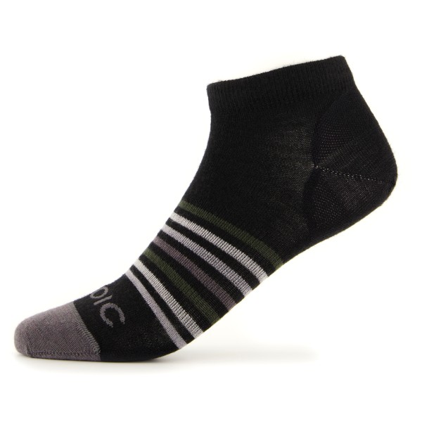 Stoic - Merino Everyday No Show Socks - Multifunktionssocken Gr 36-38 schwarz von Stoic