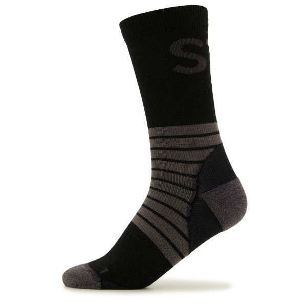Stoic - Merino MTB Socks - Velosocken Gr 36-38;39-41;42-44;45-47 grau;schwarz von Stoic