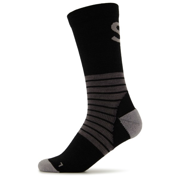 Stoic - Merino MTB Socks - Velosocken Gr 42-44 schwarz von Stoic