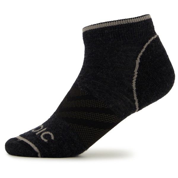 Stoic - Merino Outdoor Low Socks Tech - Multifunktionssocken Gr 42-44 schwarz von Stoic