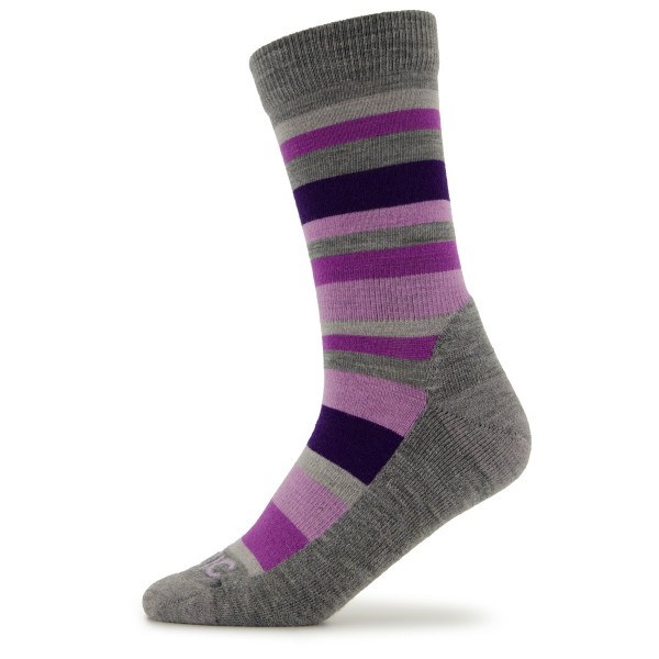 Stoic - Merino Trekking Crew Socks Stripes - Wandersocken Gr 42-44 grau von Stoic