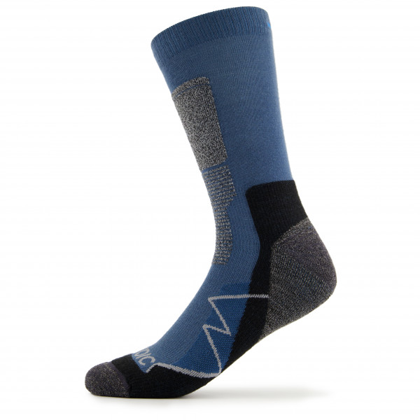 Stoic - Merino Trekking Crew Socks - Wandersocken Gr 42-44 blau von Stoic