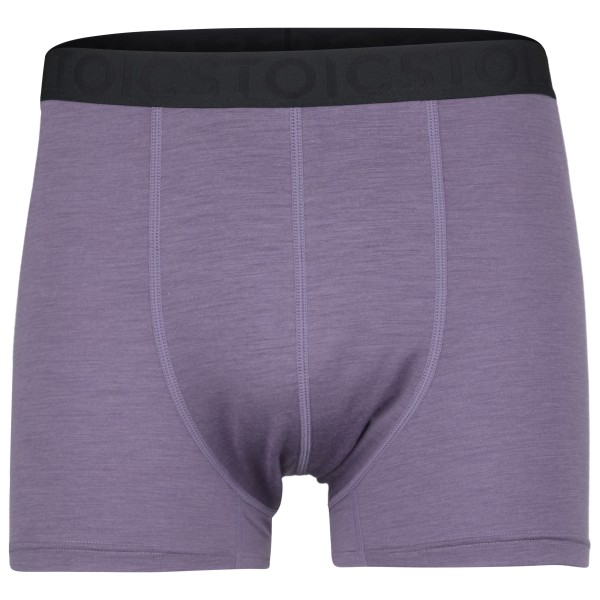 Stoic - Merino150 AlsenSt. Boxer - Merinounterwäsche Gr 3XL rosa/grau von Stoic