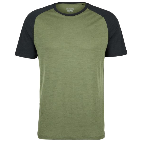 Stoic - Merino155 LaholmSt. Raglan Shirt - Merinoshirt Gr XL oliv von Stoic