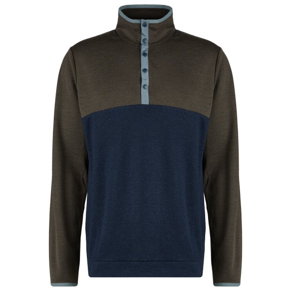 Stoic - Merino260 MMXX.Göteborg Snap - Merinopullover Gr 3XL;L;M;S;XL;XS;XXL blau;schwarz/türkis von Stoic