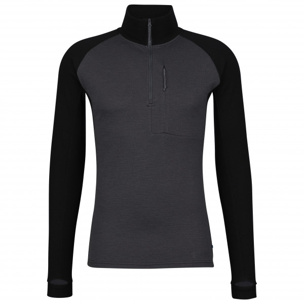 Stoic - Merino260 StadjanSt. Zip Pullover - Merinopullover Gr S grau/schwarz von Stoic