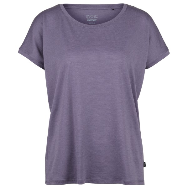 Stoic - Women's Merino155 LaholmSt. Loose Shirt - Merinoshirt Gr 4XL grau von Stoic