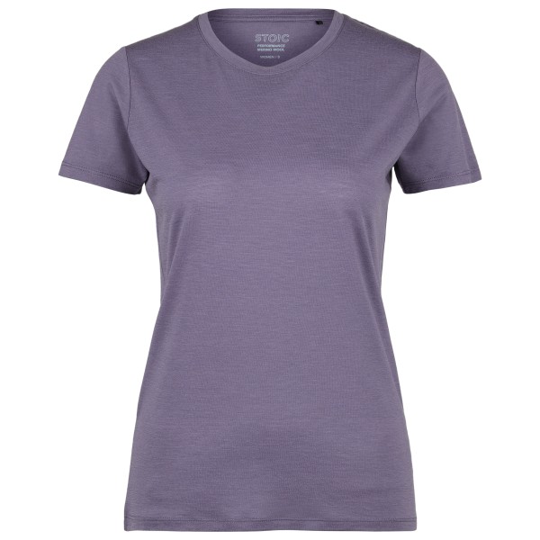 Stoic - Women's Merino155 LaholmSt. T-Shirt - Merinoshirt Gr L grau von Stoic
