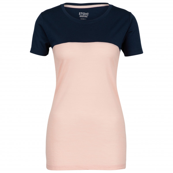 Stoic - Women's MerinoMesh150 BensjonSt. II T-Shirt - Merinoshirt Gr 40 rosa von Stoic