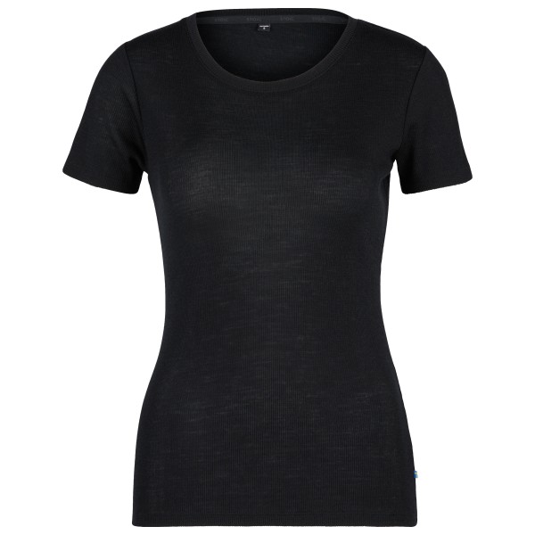 Stoic - Women's MerinoRib RonnebySt. Shirt - Merinoshirt Gr 3XL schwarz Stoic - Women's MerinoRib RonnebySt. Shirt - Merinoshirt Gr 3XL schwarz von Stoic