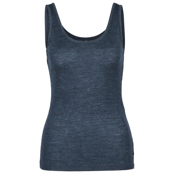 Stoic - Women's MerinoRib RonnebySt. Tank - Merinoshirt Gr S blau von Stoic