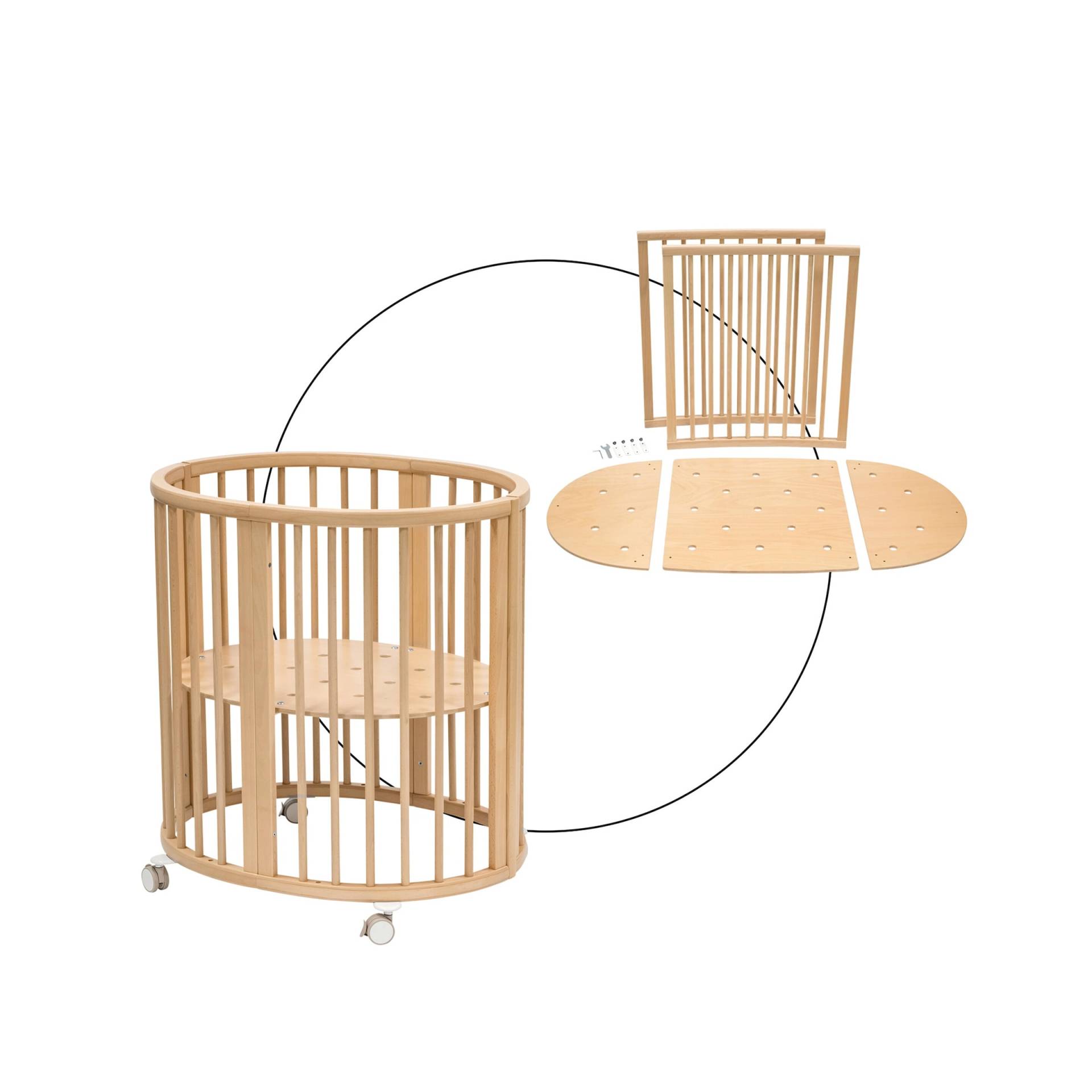 Bundle Sleepi Mini inkl. Umbausatz zum Kinderbett Sleepi von Stokke