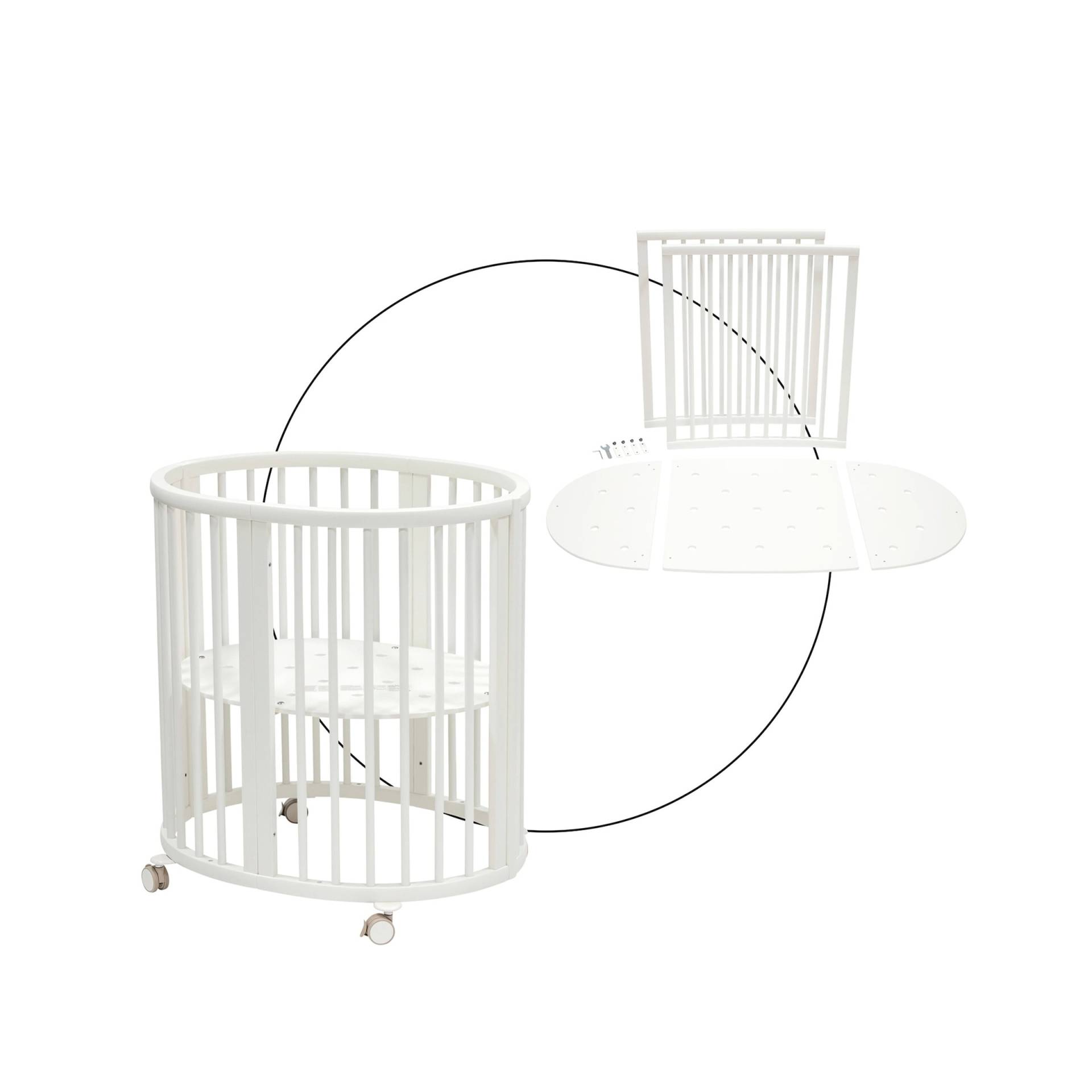 Bundle Sleepi Mini inkl. Umbausatz zum Kinderbett Sleepi von Stokke