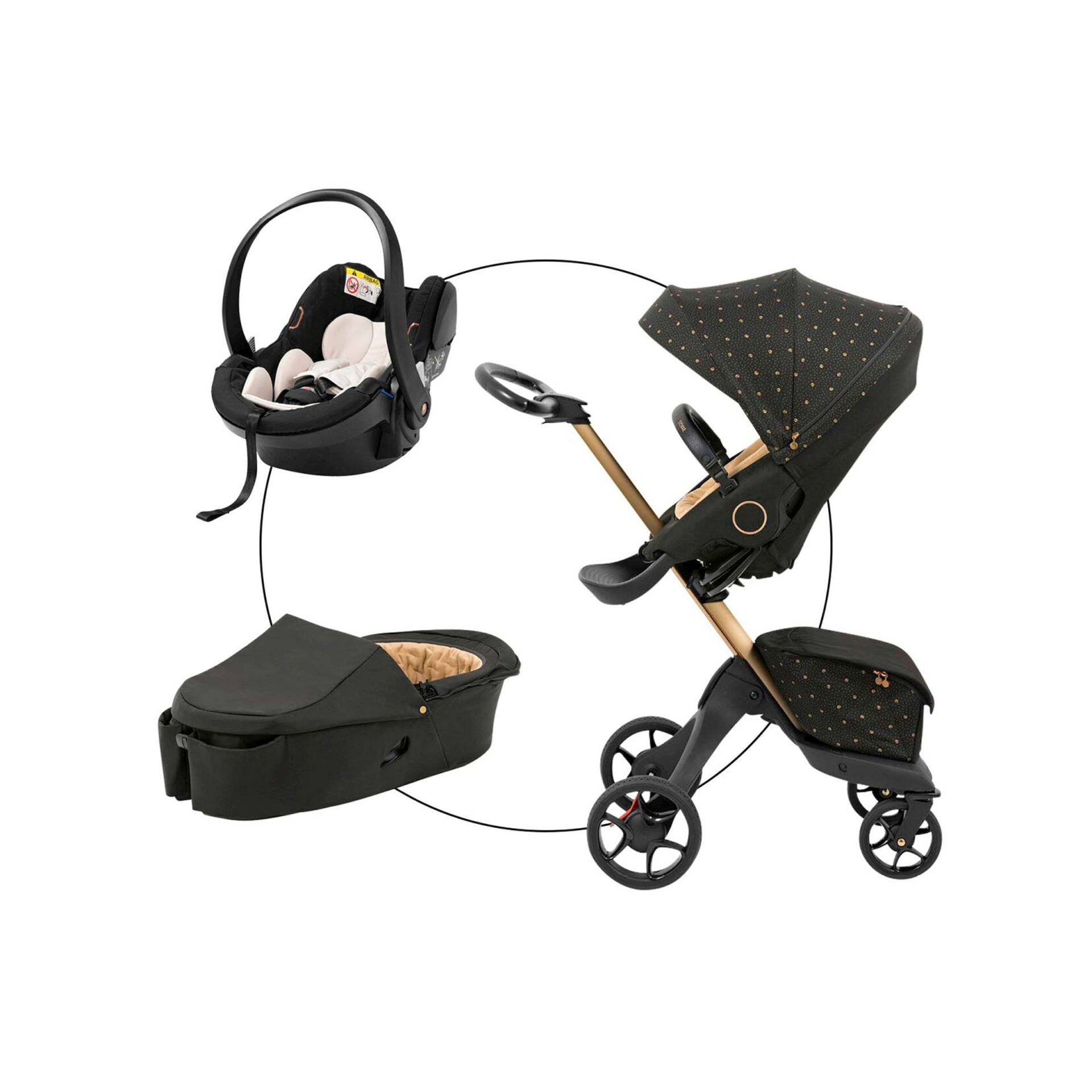 Kombikinderwagen Bundle Xplory X Trio-Set inkl. Babyschale iZi Go Modular X1 i-Size von Stokke