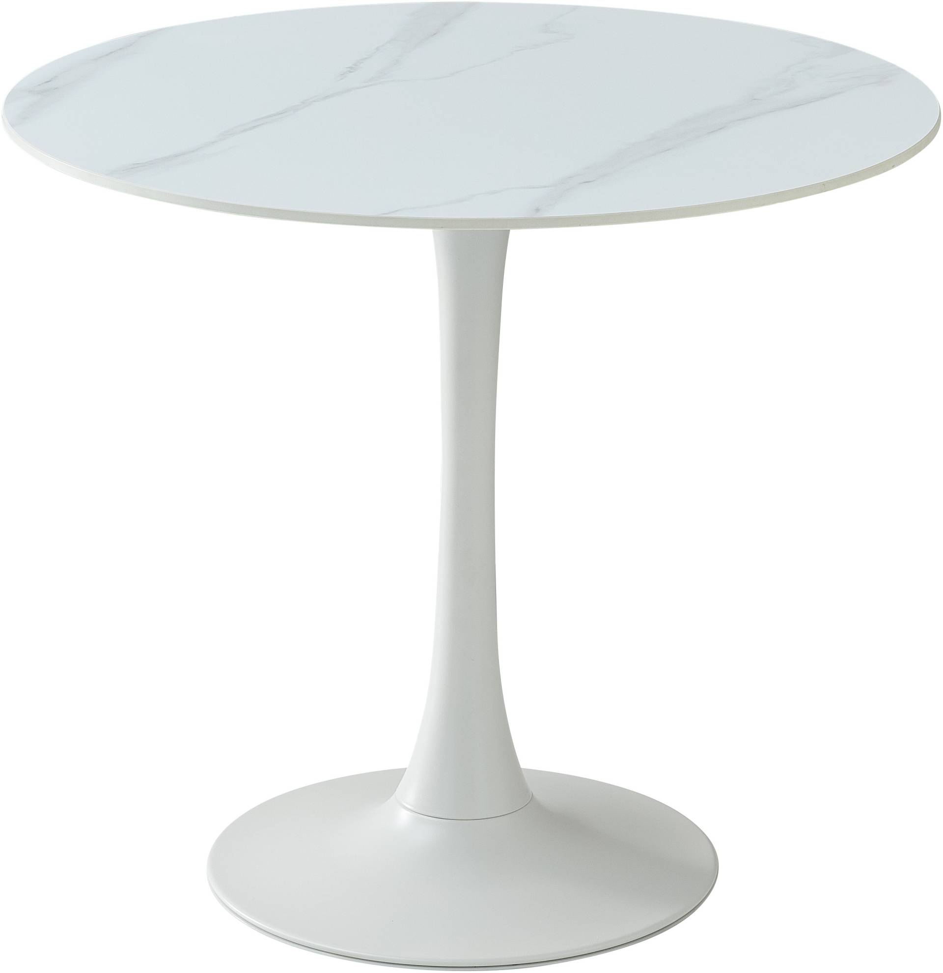 Stolkom Esstisch »Josh Esszimmertisch rund Keramik, marmoriert, BxH 90x75 cm«, Keramikoberfläche marmoriert, Wahlweise in weiss, grau oder schwarz Stolkom Esstisch »Josh Esszimmertisch rund Keramik, marmoriert, BxH 90x75 cm«, Keramikoberfläche marmoriert, Wahlweise in weiss, grau oder schwarz von Stolkom