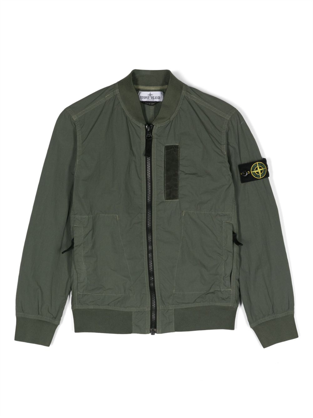 Stone Island Junior Compass lightweight bomber jacket - Green von Stone Island Junior