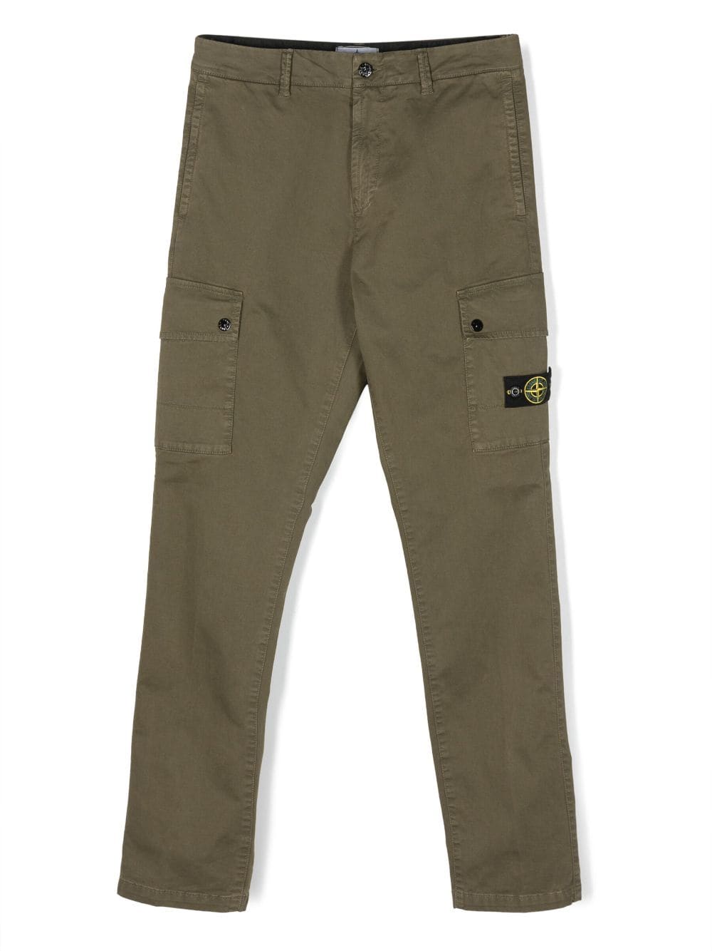 Stone Island Junior Compass-motif cargo trousers - Green von Stone Island Junior